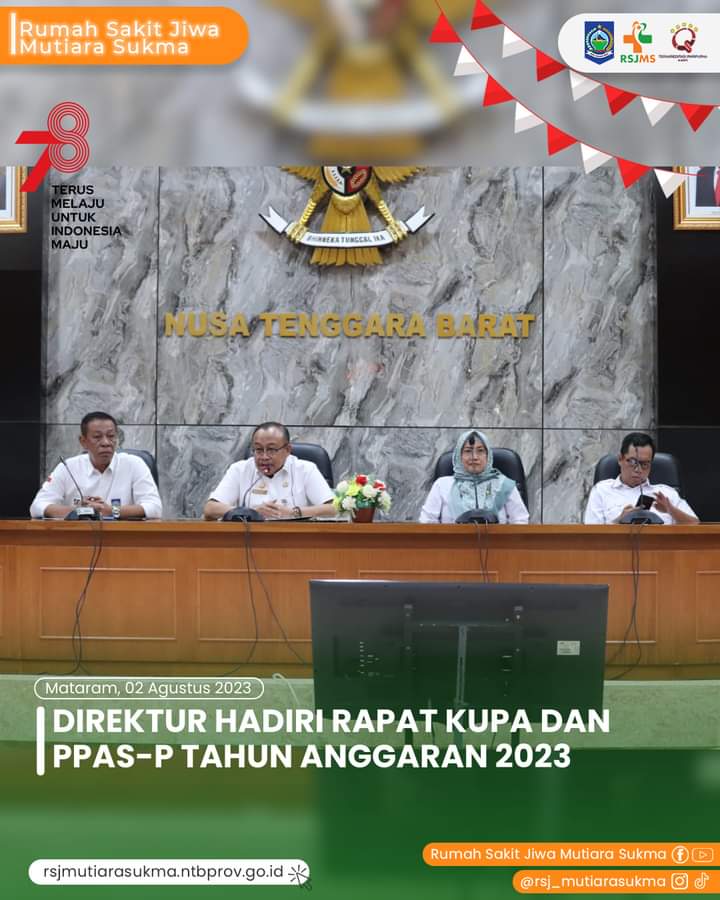 DIREKTUR HADIRI RAPAT KUPA DAN PPAS-P TAHUN ANGGARAN 2023